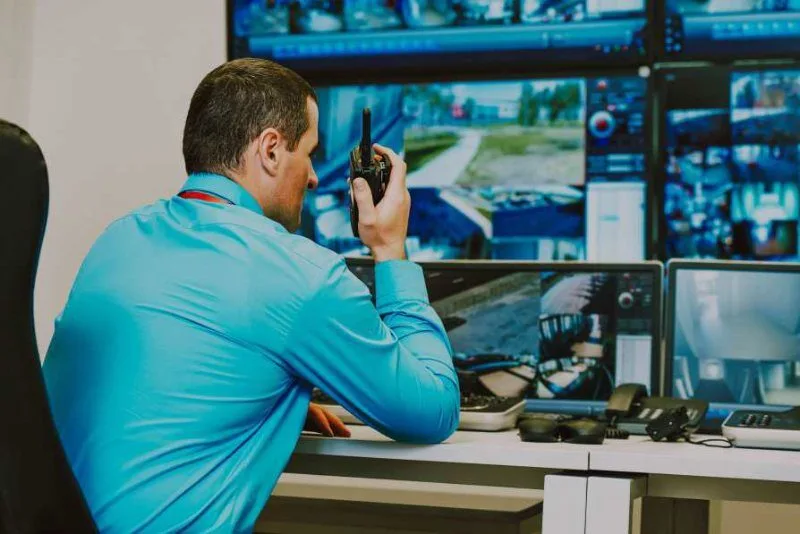 Security control room monitoring